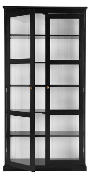 Черна витрина от МДФ 98x193x34 cm Wilma – Ellos Home