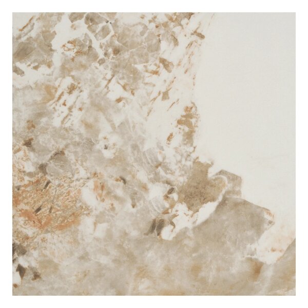 Masuta de cafea Athens, Alb, 80x80x40 cm