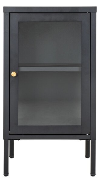 Dulap vitrina Cabinet, Negru, 35x38x70 cm