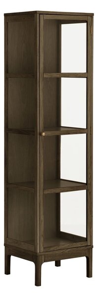 Dulap vitrina Cabinet, Maro inchis, 40x47x180 cm