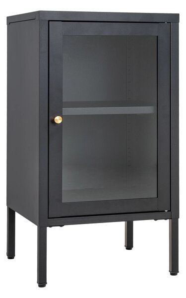 Dulap vitrina Cabinet, Negru, 35x38x70 cm