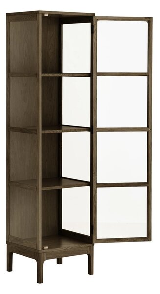 Dulap vitrina Cabinet, Maro inchis, 40x47x180 cm