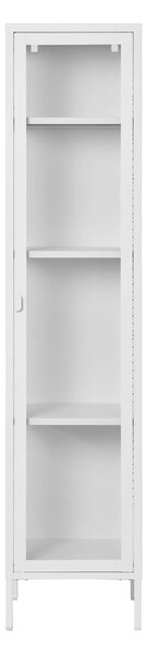 Dulap vitrina Brisbane, Alb, 35x40x180 cm