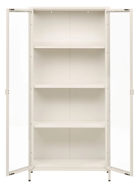 Dulap vitrina Brisbane, Alb pal, 35x80x175 cm