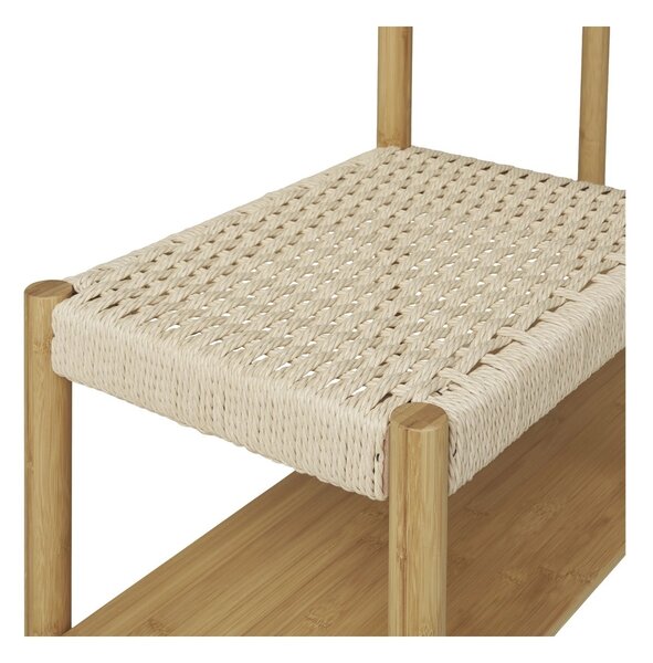 Cuier cu banca Ember, Natural, 95x36x165 cm