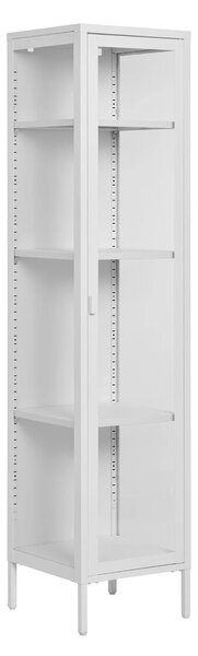 Dulap vitrina Brisbane, Alb, 35x40x180 cm