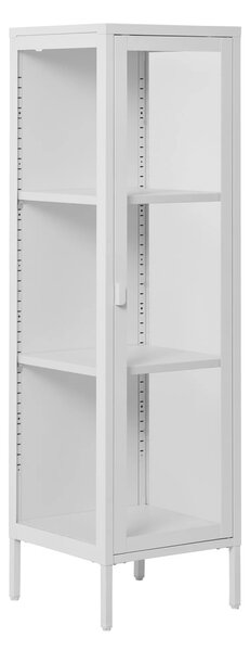 Dulap vitrina Brisbane, Alb, 35x40x140 cm