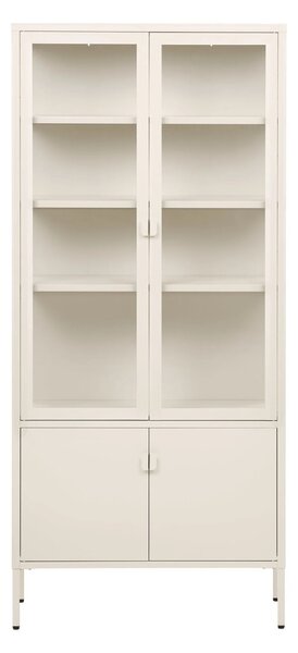 Dulap vitrina Brisbane, Alb pal, 35x80x180 cm