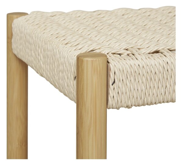 Cuier cu banca Ember, Natural, 95x36x165 cm