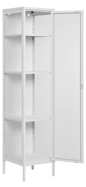 Dulap vitrina Brisbane, Alb, 35x40x180 cm