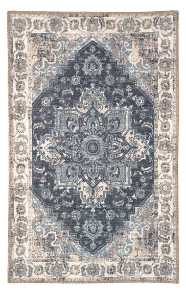 Covor intrare Doormat, Albastru, 80x50x1 cm