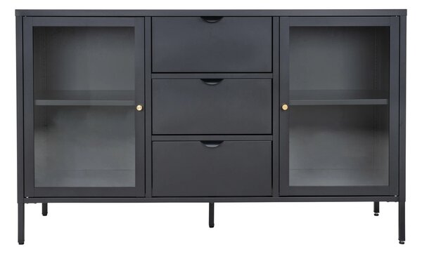 Bufet Dalby, Negru, 40x140x85 cm