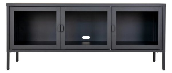 Comoda TV Brisbane, Negru, 40x130x55 cm
