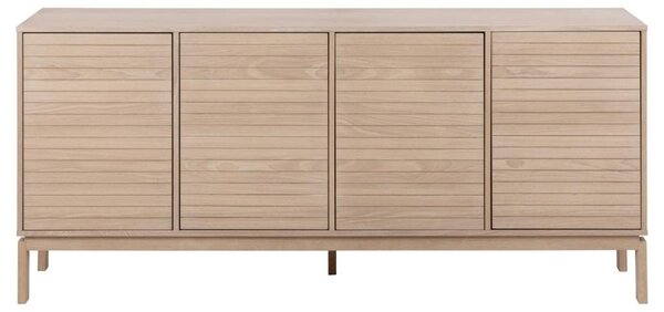 Bufet Linley, Alb, 80x180x40 cm