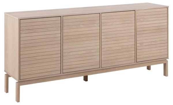 Bufet Linley, Alb, 80x180x40 cm