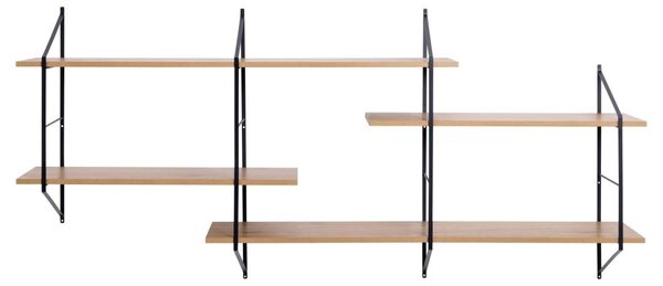 Raft de perete Belfast, Natural, 79x191x25.5 cm