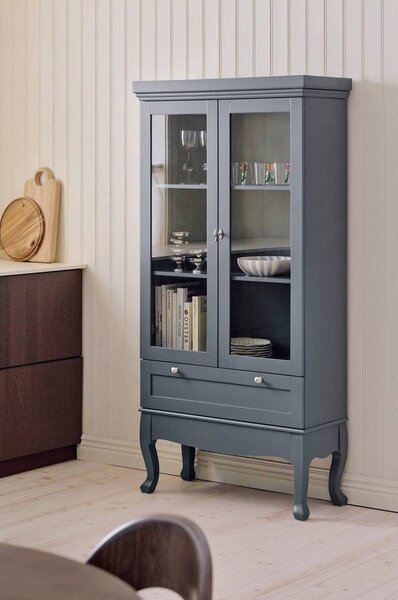 Сива висяща витрина от МДФ 85x170,5x35 cm Prato – Ellos Home