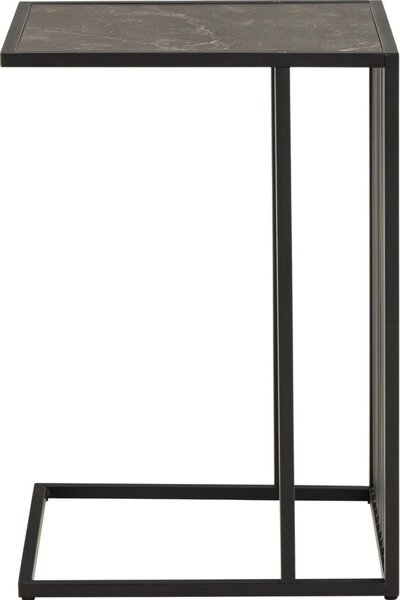 Masuta laterala Strington, Negru, 63x43x35 cm