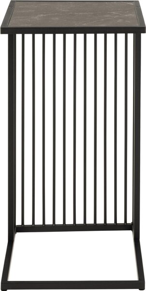 Masuta laterala Strington, Negru, 63x43x35 cm