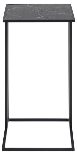 Masuta laterala Infinity, Negru, 63x43x35 cm