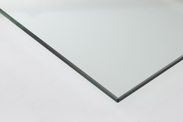Masuta de cafea Randolf, Transparent, 40x80x80 cm