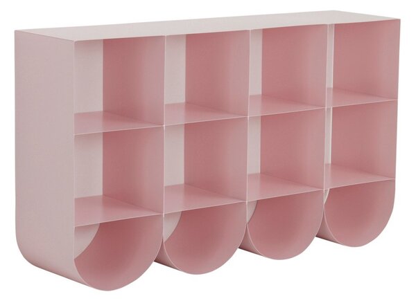 Розов стоманен висящ стелаж за обувки 120x70x30 cm Waway – Jotex
