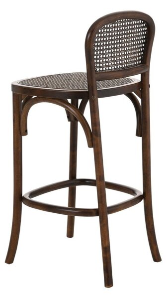 Тъмнокафяв ратанов бар стол (височина на седалката 67 cm) Today – Ellos Home