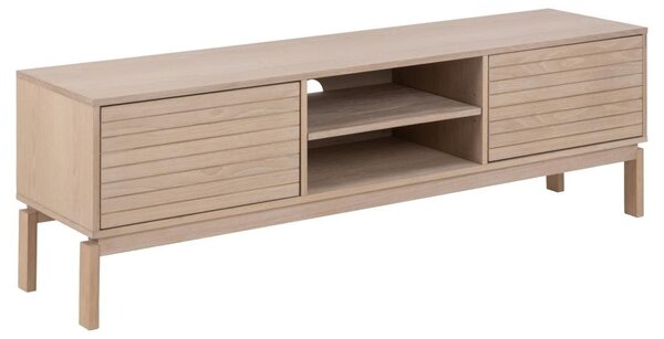 Comoda TV Linley, Alb, 50x160x40 cm
