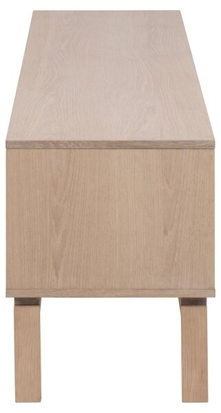 Comoda TV Linley, Alb, 50x160x40 cm