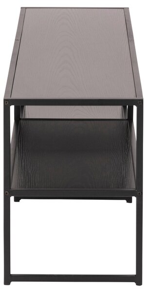 Comoda TV Seaford, Negru, 46x120x33 cm
