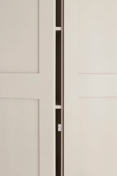 Сиво-бежов висящ гардероб от МДФ 80x190x61 cm Ben – Ellos Home