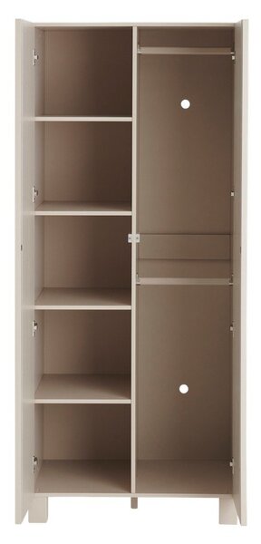 Сиво-бежов висящ гардероб от МДФ 80x190x61 cm Ben – Ellos Home