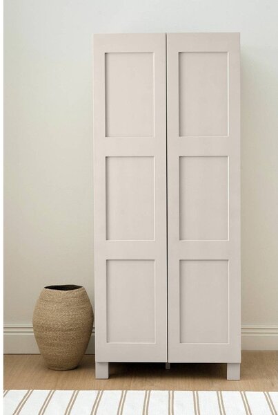 Сиво-бежов висящ гардероб от МДФ 80x190x61 cm Ben – Ellos Home