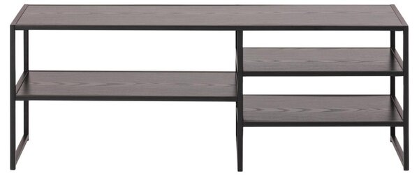 Comoda TV Seaford, Negru, 46x120x33 cm