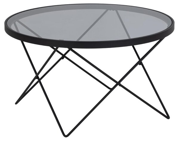 Masuta de cafea Cuxton, Gri, 45x80x80 cm