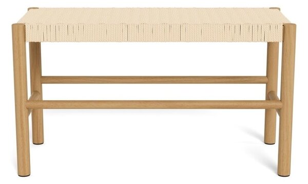 Banca Alvin, Alb, 45x80x35 cm