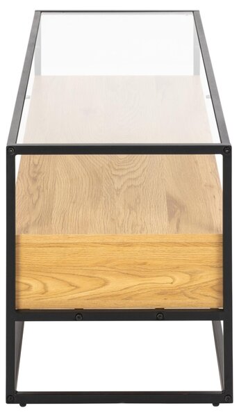 Comoda TV Randolf, Transparent, 45x120x40 cm