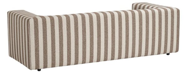 Кафяв/кремав шенилов диван 220 cm Lisa – Ellos Home
