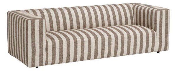 Кафяв/кремав шенилов диван 220 cm Lisa – Ellos Home