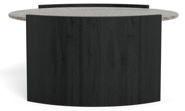Masuta de cafea Zafra, Gri, 42x95x95 cm