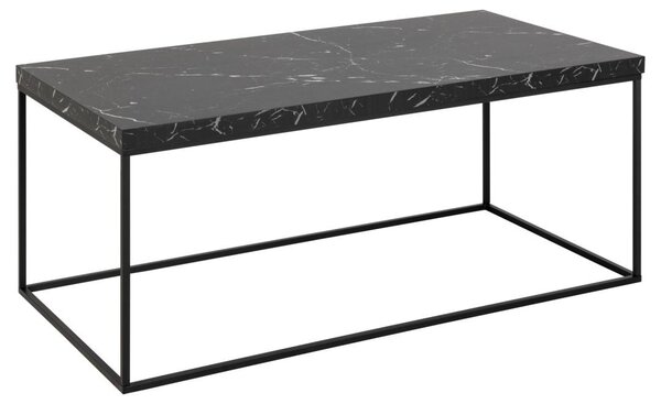 Masuta de cafea Barossa, Negru, 45x110x55 cm