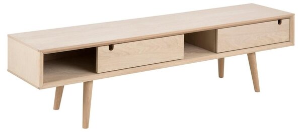 Comoda TV Century, Alb, 43x160x38 cm