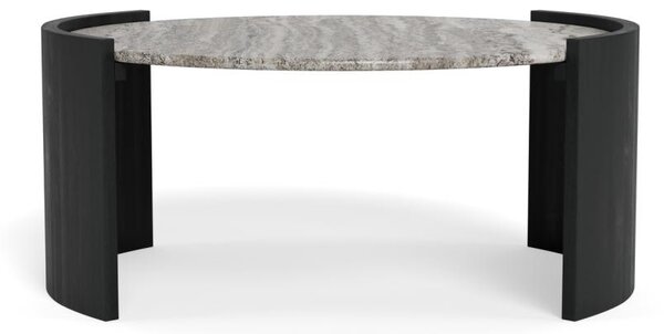 Masuta de cafea Zafra, Gri, 42x95x95 cm
