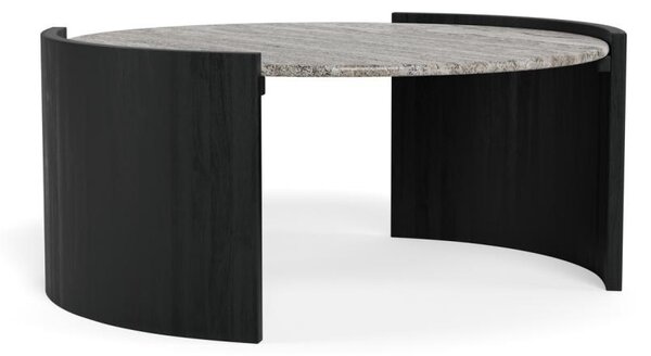 Masuta de cafea Zafra, Gri, 42x95x95 cm