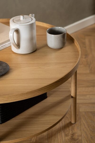 Masuta de cafea Banbury, Natural, 42x80x80 cm