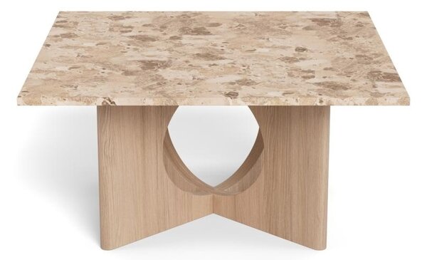 Masuta de cafea Foley V1, Maro, 42x80x80 cm