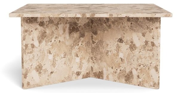 Masuta de cafea Vega V2, Maro mat, 42x90x90 cm
