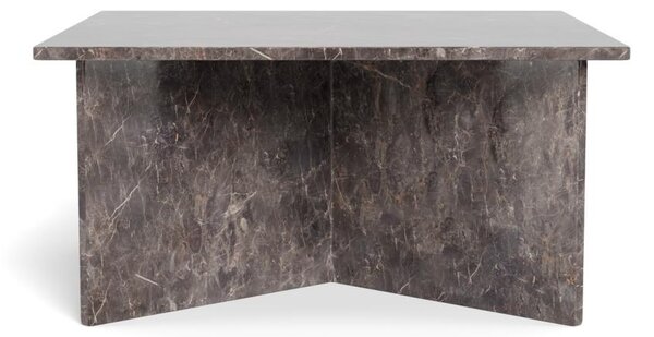 Masuta de cafea Vega V1, Maro mat, 42x90x90 cm