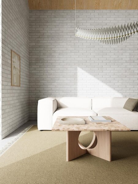 Masuta de cafea Foley V1, Maro, 42x80x80 cm