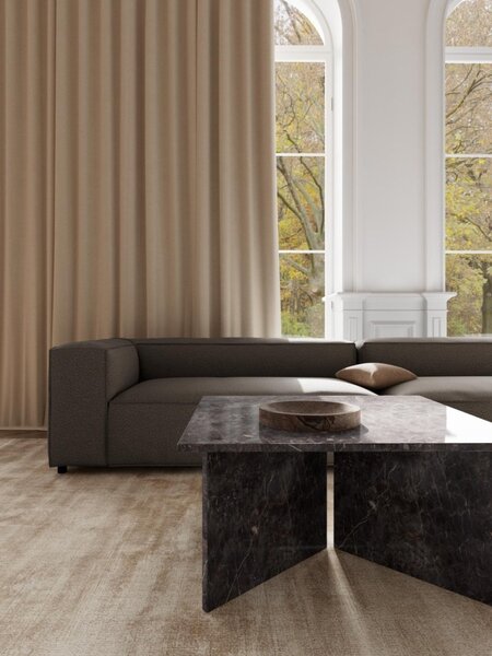 Masuta de cafea Vega V1, Maro mat, 42x90x90 cm